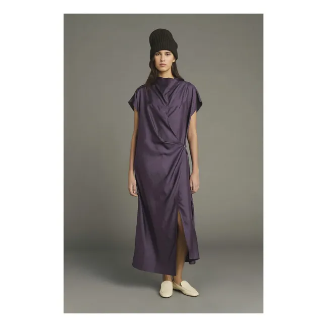 Robe Foggia Soie | Violet