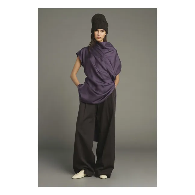 Vestido de seda Foggia | Violeta