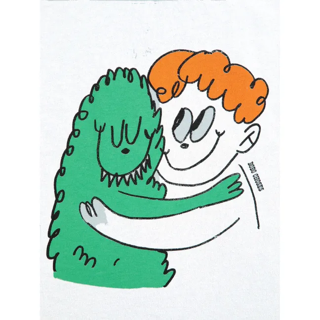 T-shirt Monstre Coton Bio Bébé | Bleu ciel