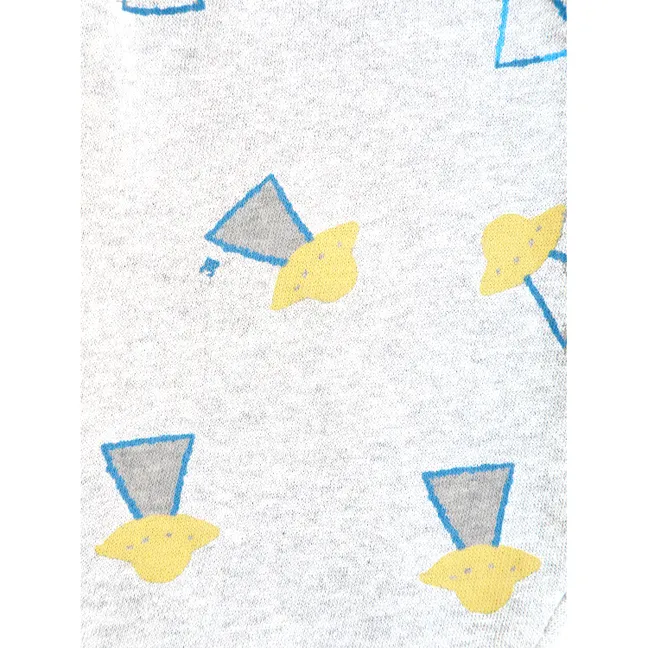 Jogger Soucoupes Coton Bio Bébé | Gris chiné
