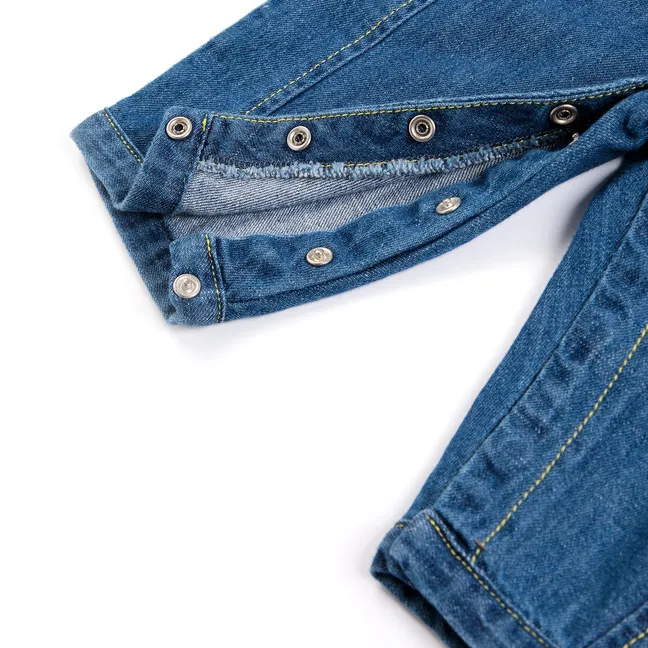 Salopette Denim Coton Bio | Bleu