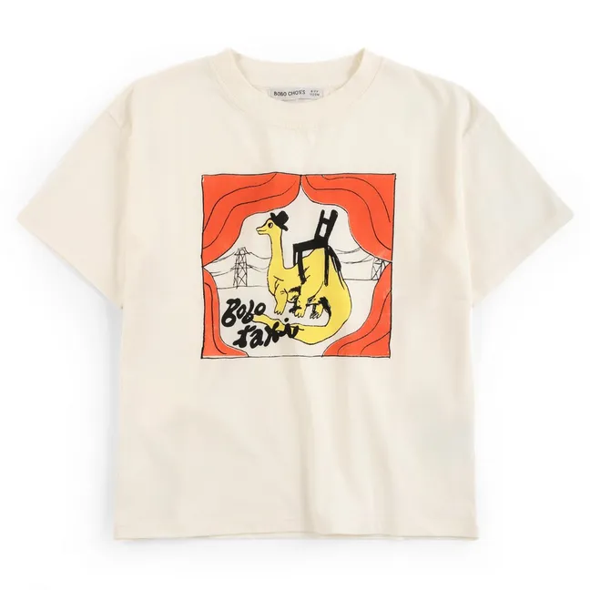 T-shirt Bobo Taxi Coton Bio | Ecru