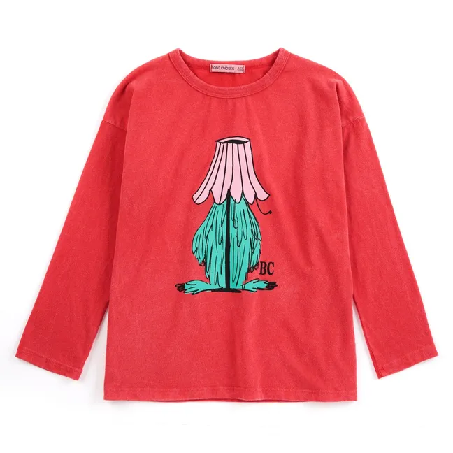 T-shirt Monstre Caché Coton Bio | Rouge