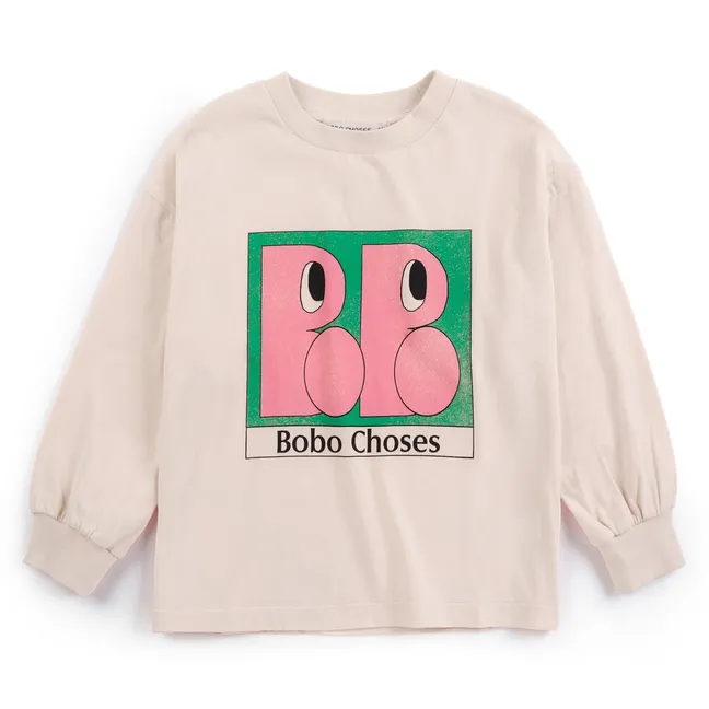 T-shirt Bobo Coton Bio | Rose pâle