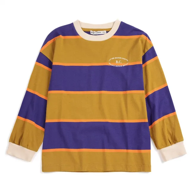 T-shirt Rayé | Violet