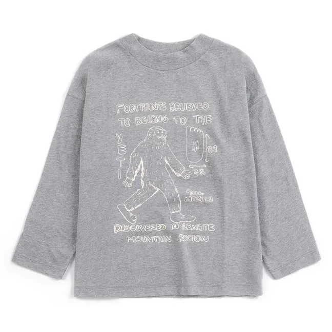 T-shirt Yéti | Gris chiné