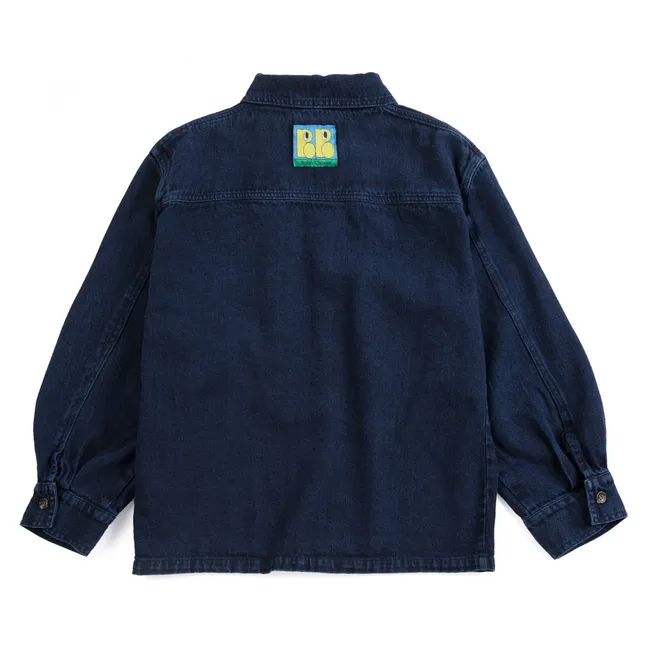 Chemise Denim Coton Recyclé | Bleu foncé