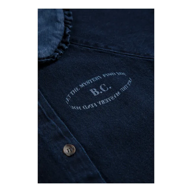 Blusa Vaquera Algodón Reciclado | Azul oscuro
