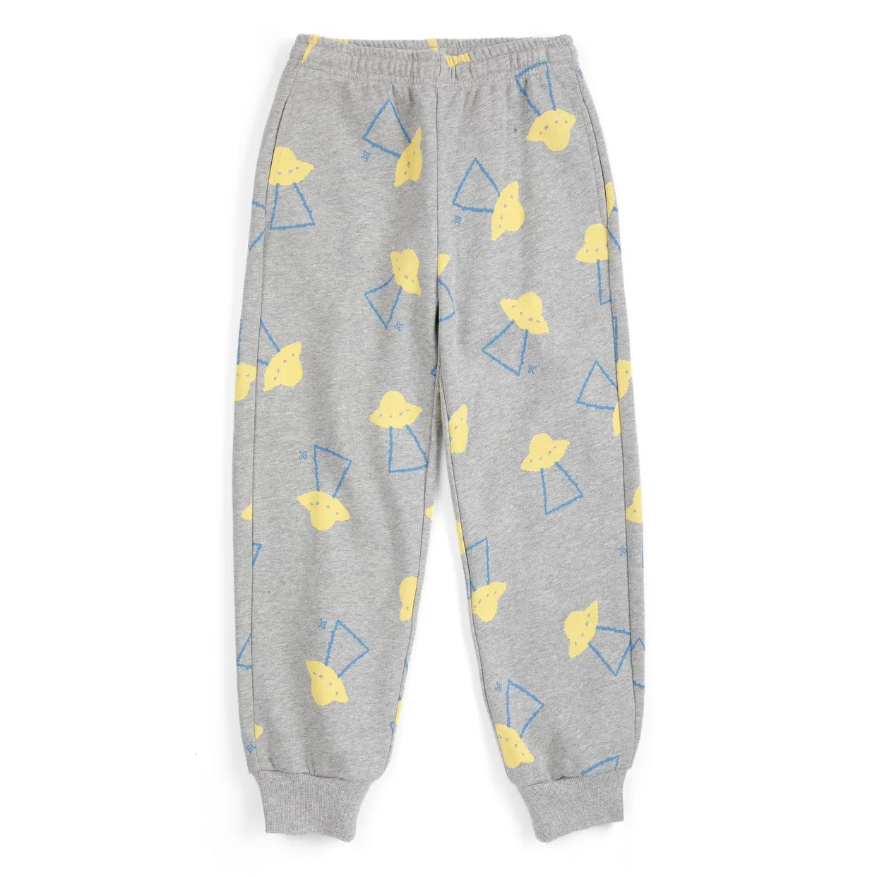 Bobo Choses Heather Grey Jogger Saucers Organic Cotton