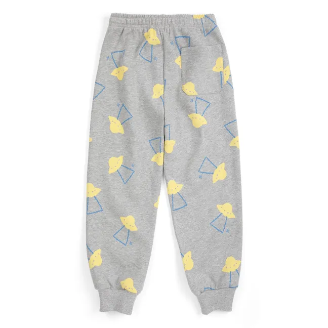 Jogger saucers Organic cotton | Heather grey