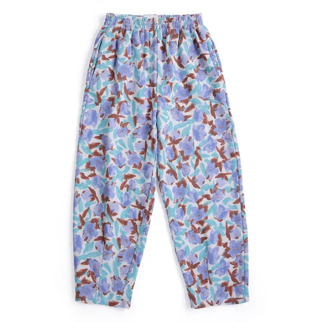 Organic Cotton Flowered Jogger | Lavender