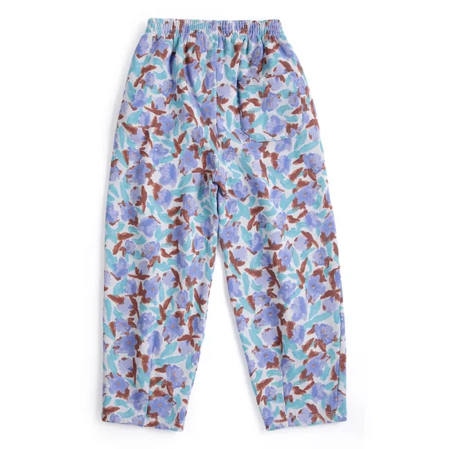 Organic Cotton Flowered Jogger | Lavender