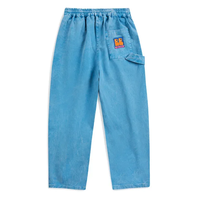 Pantalon Coton Bio | Bleu