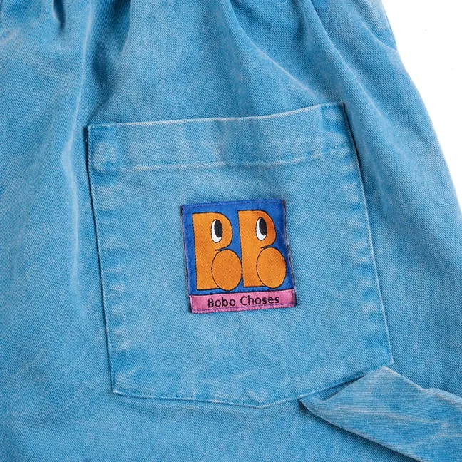 Pantalon Coton Bio | Bleu