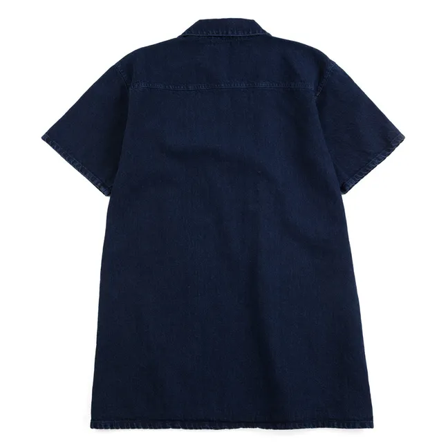 Vestido de algodón reciclado B.C. Denim | Azul oscuro