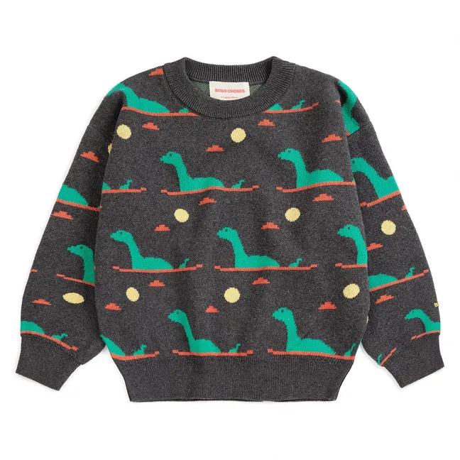 Organic Cotton Lake Sweater | Charcoal grey