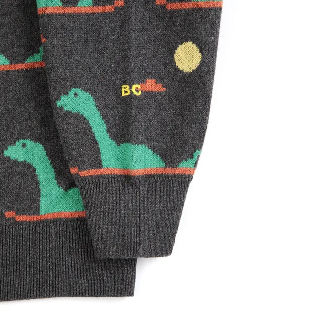 Organic Cotton Lake Sweater | Charcoal grey