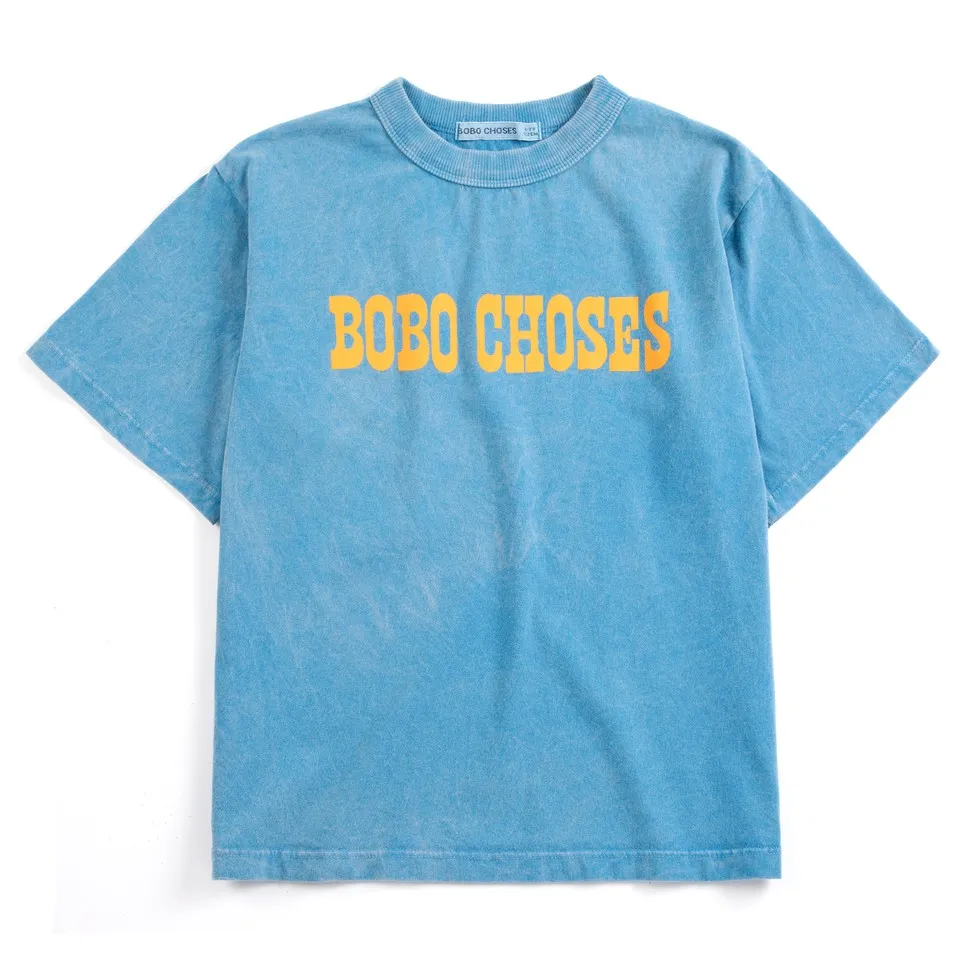 Bobo Choses Blue Organic Cotton T-Shirt