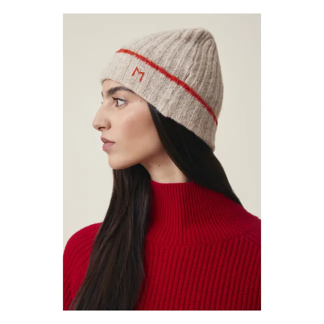 Bonnet Skye N°217 Alpaga et Coton | Beige
