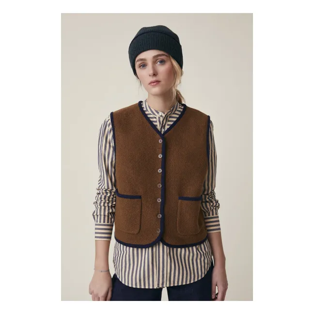 Bonnet Romeo N°226 Laine Mérinos | Vert forêt