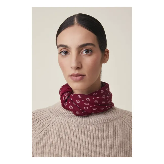 Foulard Olaf N°676 Laine | Bordeaux