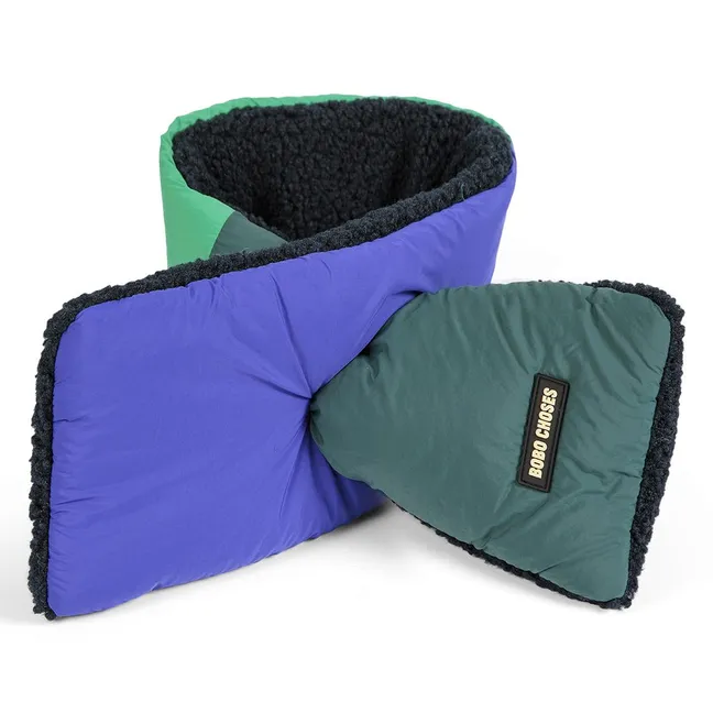 Echarpe Façon Sherpa Fibres Recyclées | Vert