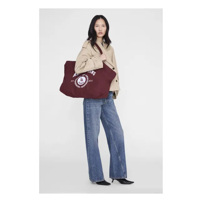 Cabas Leo Canvas | Bordeaux