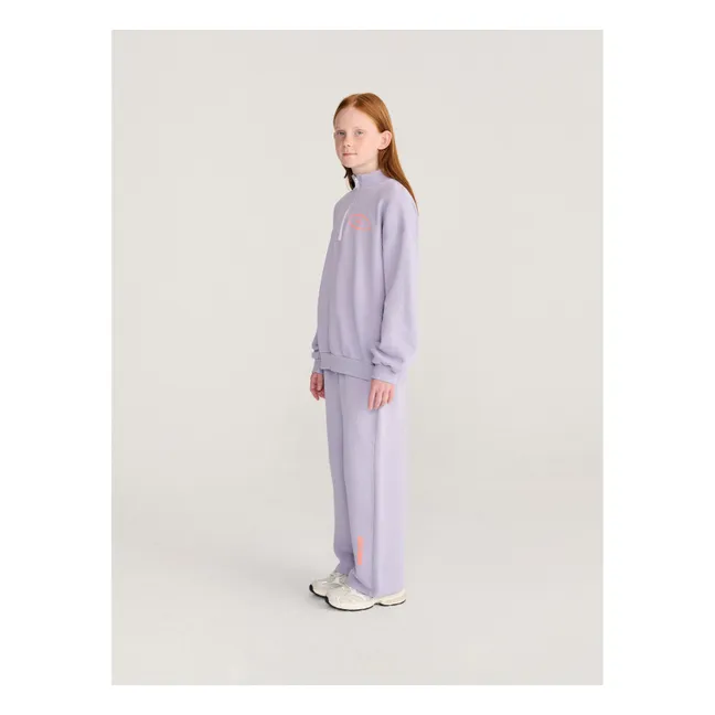 Sweat Zippé B.C. Coton Bio | Lavande