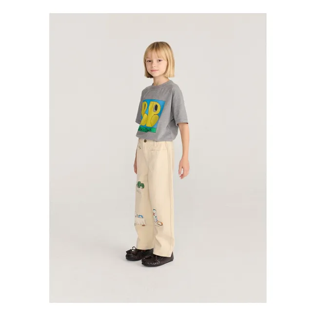 Pantalon Fantômes Twill Coton Bio | Ecru