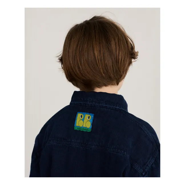 Chemise Denim Coton Recyclé | Bleu foncé