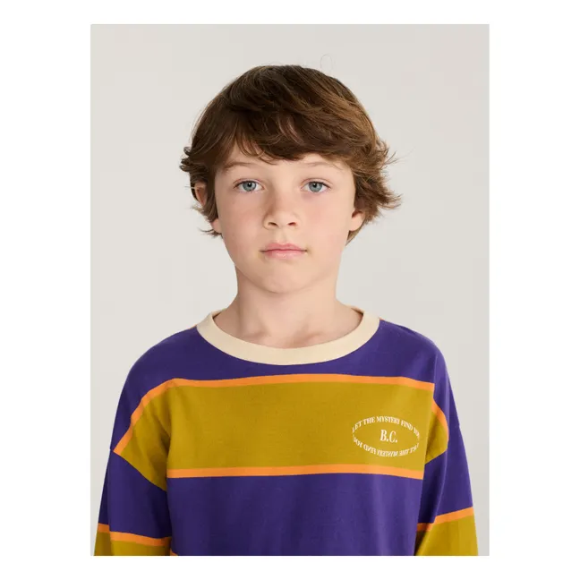 T-shirt Rayé | Violet