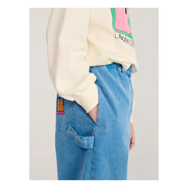 Pantalon Coton Bio | Bleu