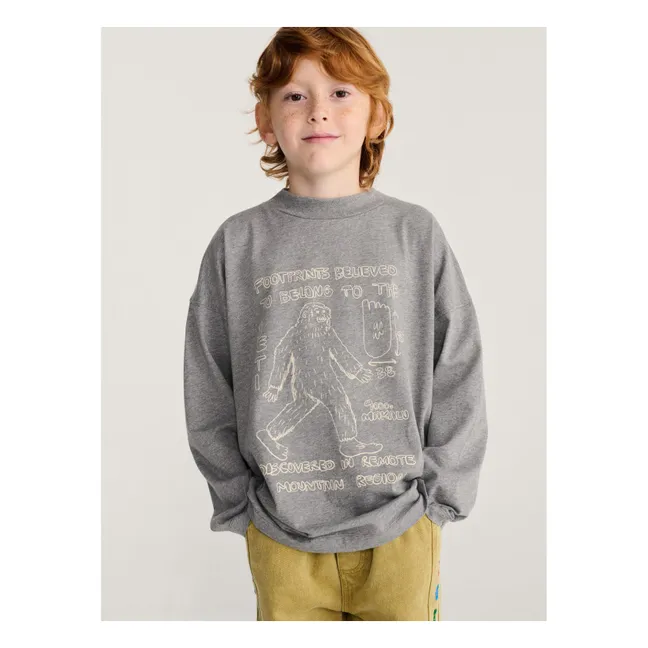 T-shirt Yéti | Gris chiné