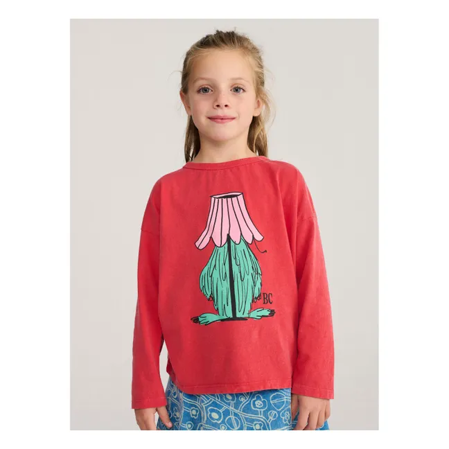 T-shirt Monstre Caché Coton Bio | Rouge