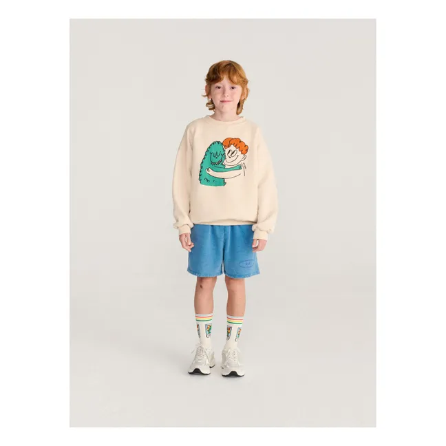 Sweat Monstre Coton Bio | Beige