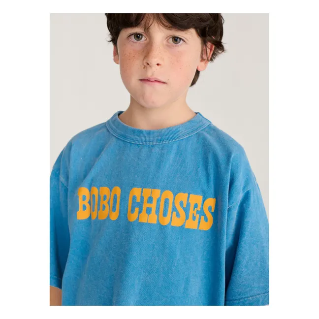T-shirt Bobo Choses Coton Bio | Bleu