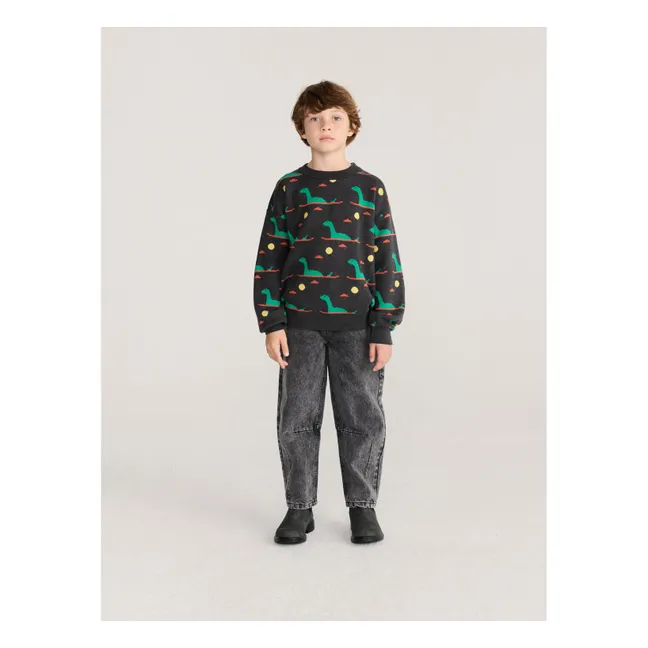 Organic Cotton Lake Sweater | Charcoal grey