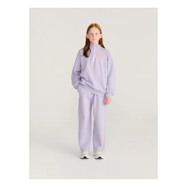 Sweat Zippé B.C. Coton Bio | Lavande