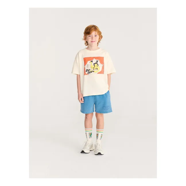 T-shirt Bobo Taxi Coton Bio | Ecru