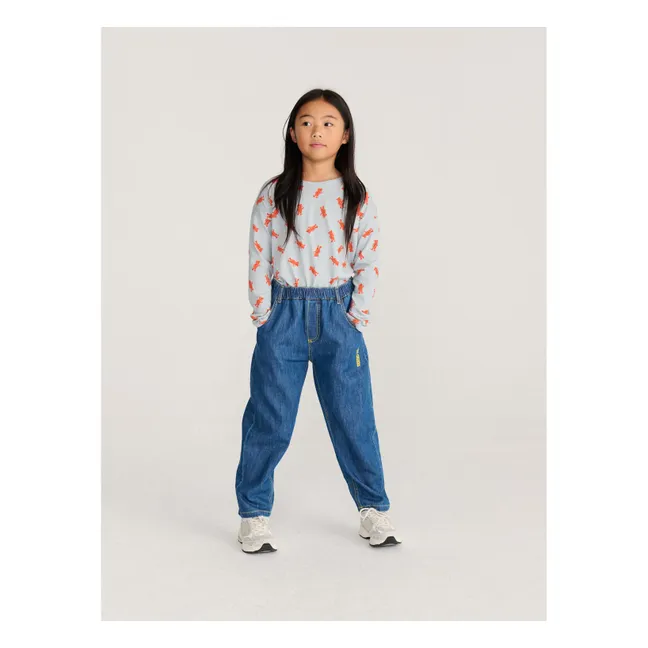Jean Bobo Choses Coton Bio | Bleu