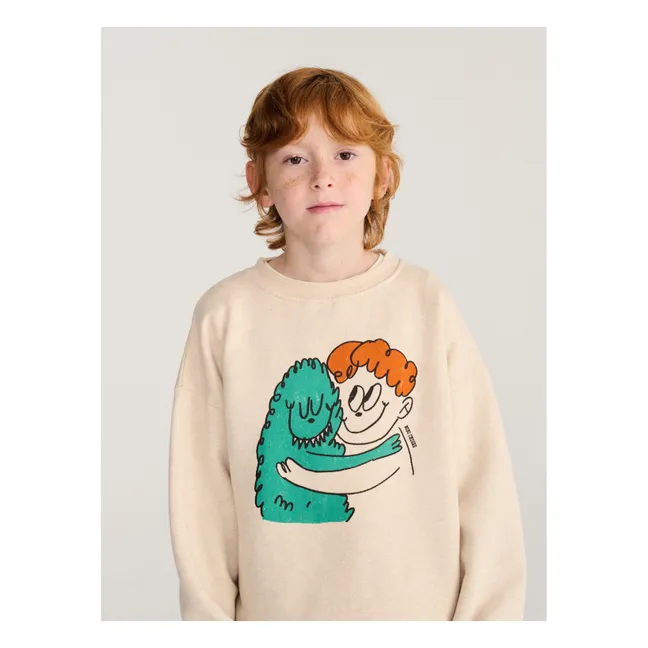 Sweat Monstre Coton Bio | Beige