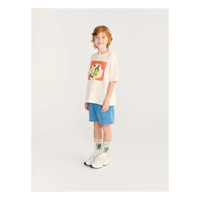 T-shirt Bobo Taxi Coton Bio | Ecru
