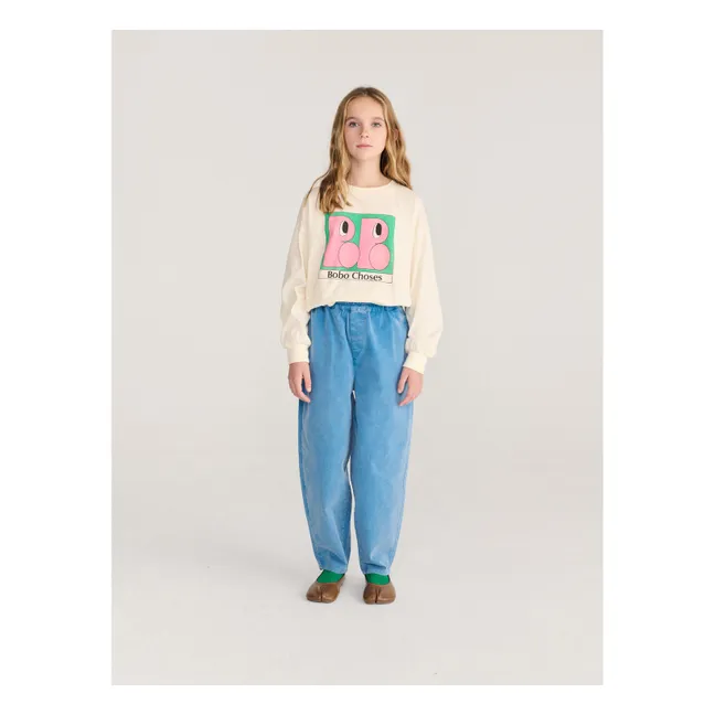 Pantalon Coton Bio | Bleu