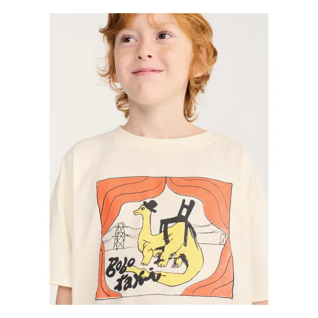 T-shirt Bobo Taxi Coton Bio | Ecru