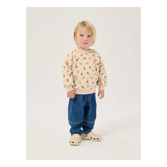 Mushroom Sweat Organic Cotton Baby | Ecru