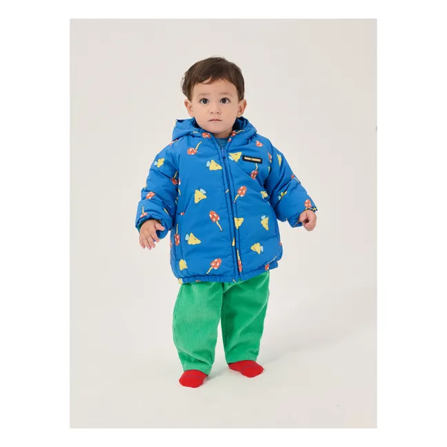 Pantalon Champignons Velours Côtelé Coton Bio | Vert