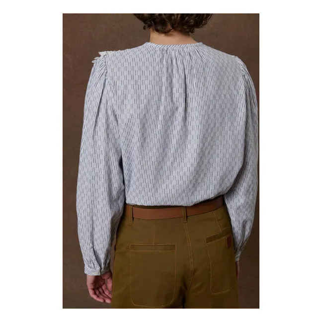 Blouse Rayures Kitalle Coton | Crème