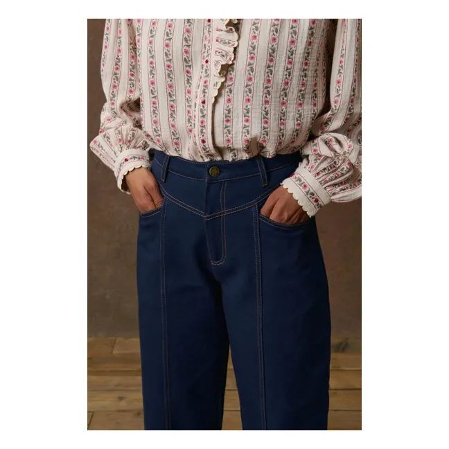 Pantalon Almoso Coton | Bleu marine