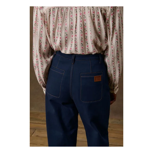 Pantalon Almoso Coton | Bleu marine