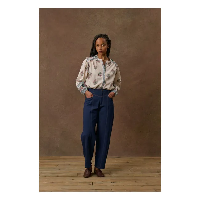 Pantalon Almoso Coton | Bleu marine